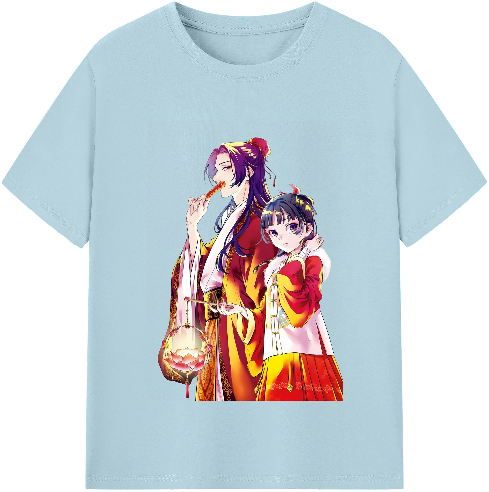 （画像用） 薬屋のひとりごと The Apothecary Diaries 綿100％半袖Tシャツ（フロントプリント）